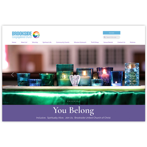 Brookside Congregational Church website